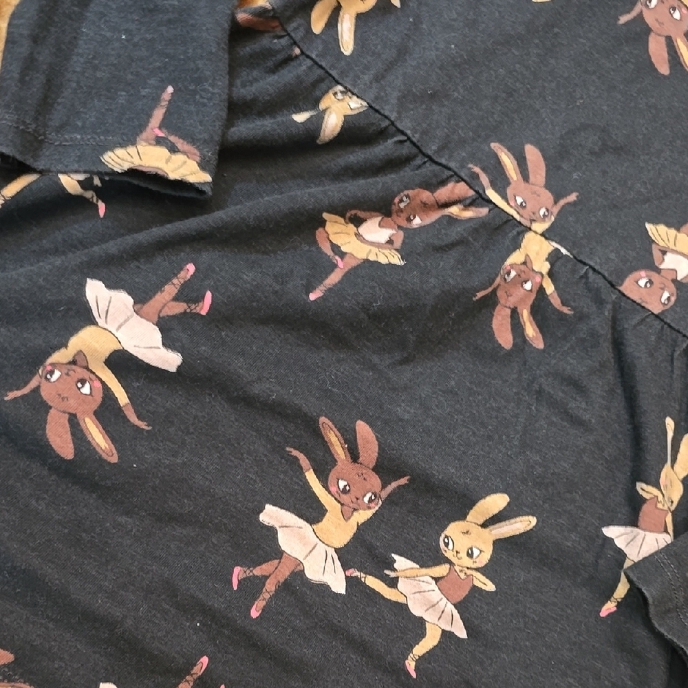 Adorable Grey Ballerina Bunny Dress 3/4 T - Picture 3 of 5